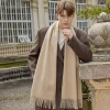 Wool scarf for women in winter 2025 new style, men's scarf shawl, high-end and versatile, autumn and winter cashmere scarf wholesale Specification image